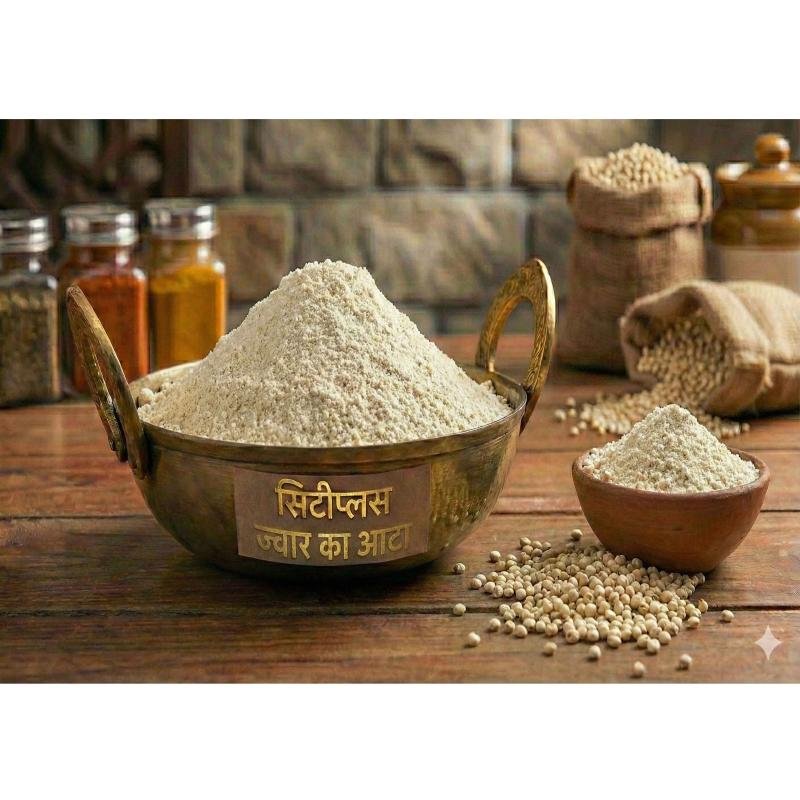 City Plus Premium Jowar Atta – Gluten-Free Sorghum | Cooling & High Fiber