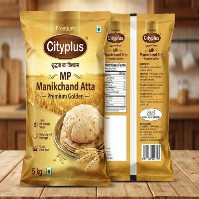 Cityplus MP Manikchand Atta – Premium Golden Wheat | For Soft & White Rotis